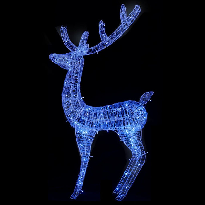 Ren de Crăciun, 250 LED-uri, albastru, 180 cm, acril, XXL WALTI