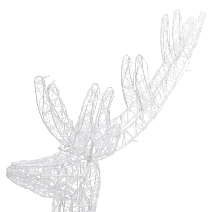 Ren de Crăciun, 250 LED-uri, albastru, 180 cm, acril, XXL WALTI