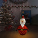 Figurină Moș Crăciun decorativă cu LED, 90 cm, țesătură lux - WALTI WALTI