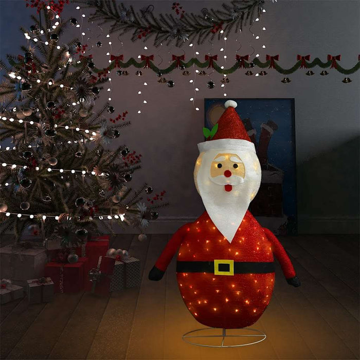 Figurină Moș Crăciun decorativă, cu LED, 120 cm, țesătură lux - WALTI WALTI