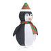 Figurină pinguin decorativă de Crăciun, LED, 60 cm țesătură lux - WALTI WALTI