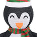 Figurină pinguin decorativă de Crăciun, LED, 60 cm țesătură lux - WALTI WALTI