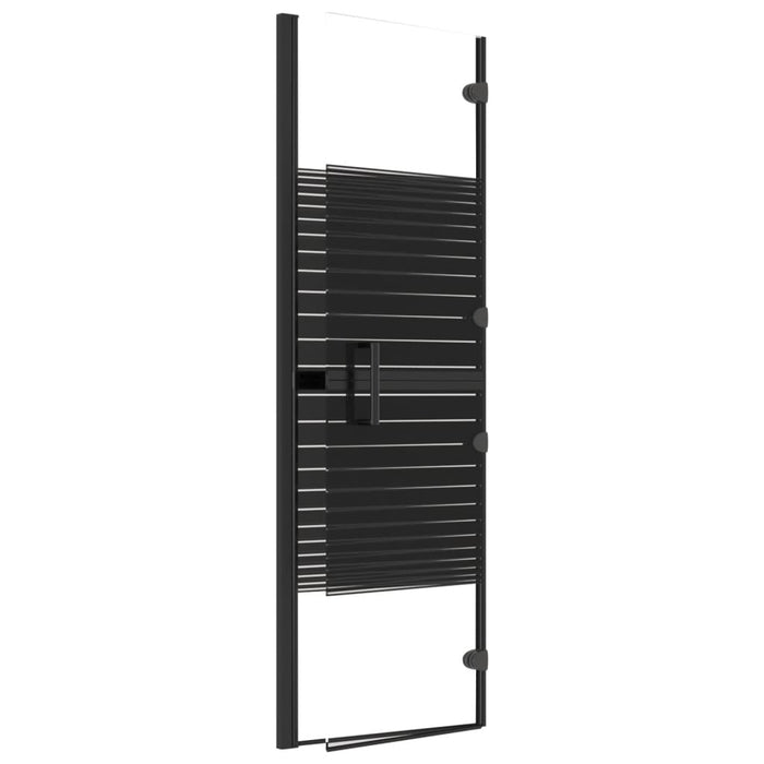 Cabină de duș pliabilă, negru, 100x140 cm, ESG - WALTI WALTI