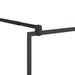 Paravan duș walk-in, negru, 100x195 cm, sticlă ESG transparentă - WALTI WALTI