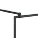 Paravan de duș walk-in negru 115x195 cm sticlă ESG transparentă - WALTI WALTI