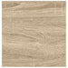 Raft de perete suspendat, stejar/alb, 23x23,5x3,8 cm, MDF - WALTI WALTI