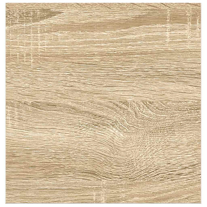 Rafturi perete suspendate 2 buc. alb/stejar 23x23,5x3,8 cm MDF - WALTI WALTI