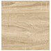 Rafturi perete suspendate 2 buc. alb/stejar 23x23,5x3,8 cm MDF - WALTI WALTI