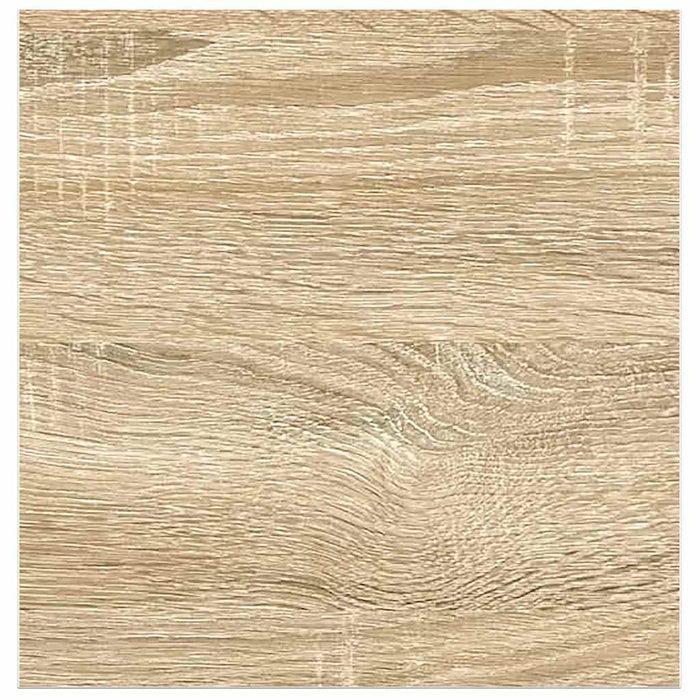 Rafturi perete suspendate 4 buc. alb/stejar 23x23,5x3,8 cm MDF - WALTI WALTI