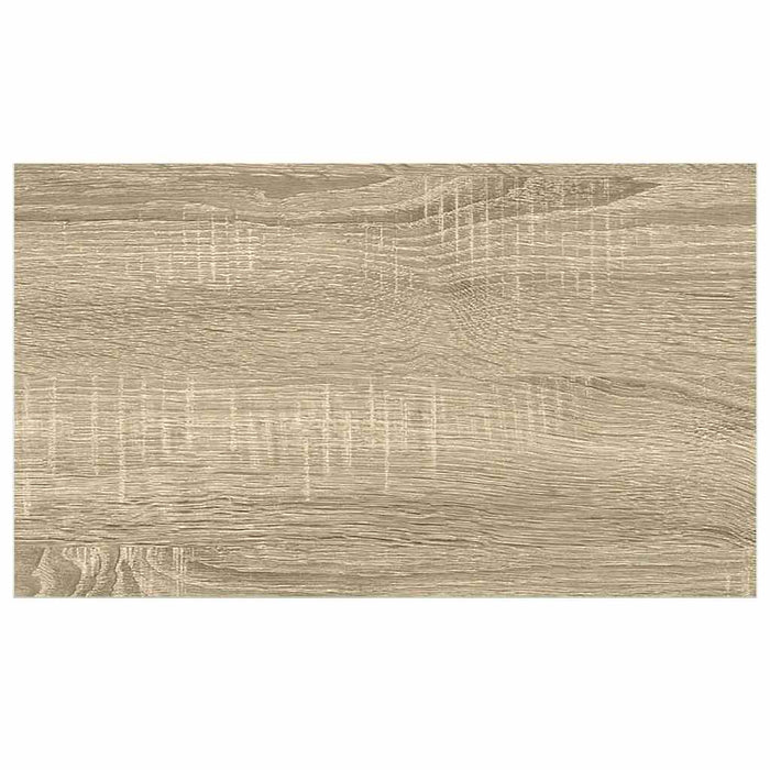 Rafturi perete suspendate 4 buc. alb/stejar 40x23x3,8 cm MDF - WALTI WALTI