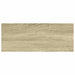 Raft de perete suspendat, alb și stejar, 60x23,5x3,8 cm, MDF - WALTI WALTI