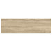 Raft de perete suspendat, stejar și alb, 90x23,5x3,8 cm, MDF - WALTI WALTI