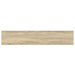 Raft de perete suspendat, stejar și alb, 120x23,5x3,8 cm, MDF - WALTI WALTI