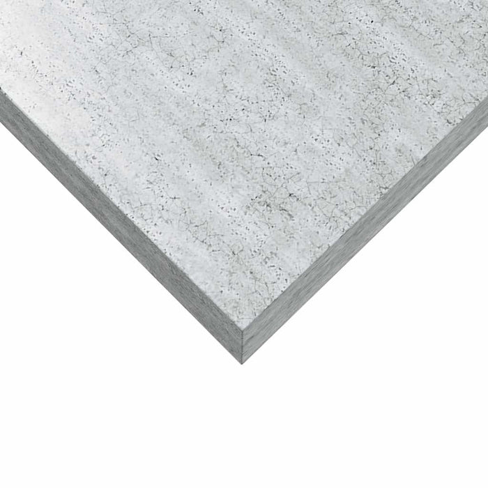 Raft de perete suspendat, gri beton, 23x23,5x3,8 cm, MDF - WALTI WALTI