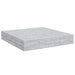 Rafturi perete suspendate 2 buc. gri beton 23x23,5x3,8 cm MDF - WALTI WALTI