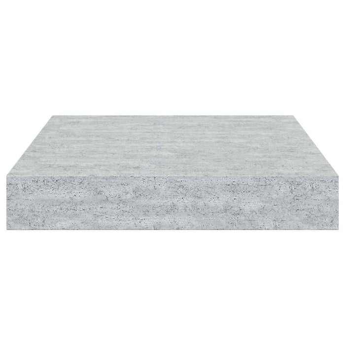 Rafturi perete suspendate 4 buc. gri beton 23x23,5x3,8 cm MDF - WALTI WALTI