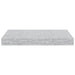 Raft de perete suspendat, gri beton, 40x23x3,8 cm, MDF - WALTI WALTI