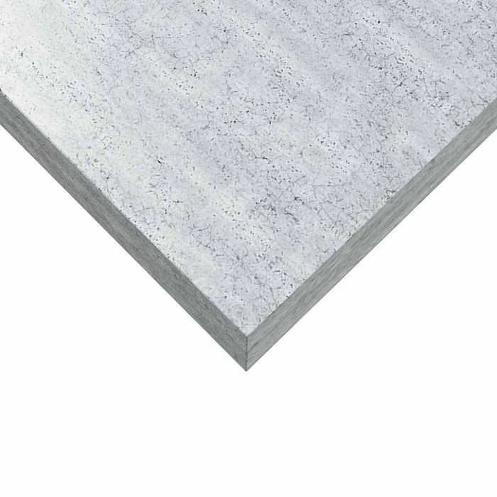 Raft de perete suspendat, gri beton, 40x23x3,8 cm, MDF - WALTI WALTI