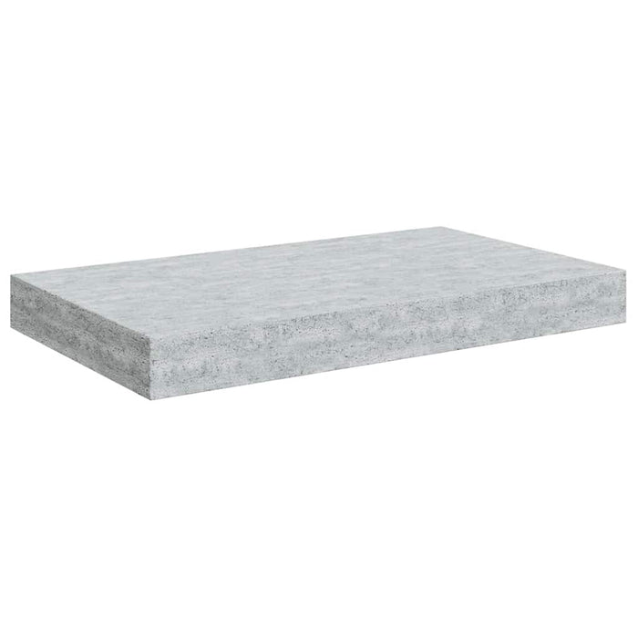 Rafturi de perete suspendate 2 buc. gri beton 40x23x3,8 cm MDF - WALTI WALTI