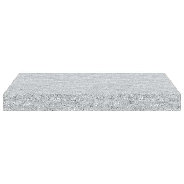 Rafturi de perete suspendate 2 buc. gri beton 40x23x3,8 cm MDF - WALTI WALTI