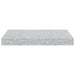 Rafturi de perete suspendate 2 buc. gri beton 40x23x3,8 cm MDF - WALTI WALTI