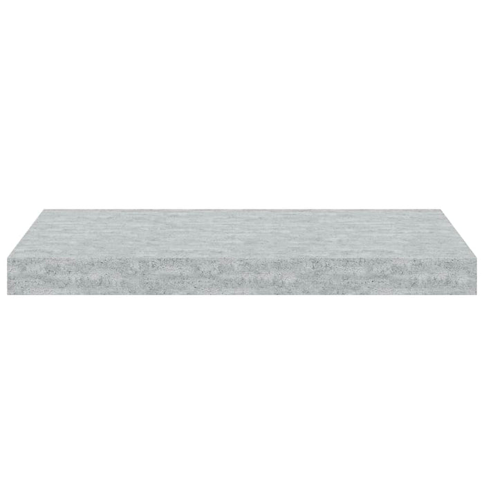 Rafturi de perete suspendate 2 buc. gri beton 50x23x3,8 cm MDF - WALTI WALTI