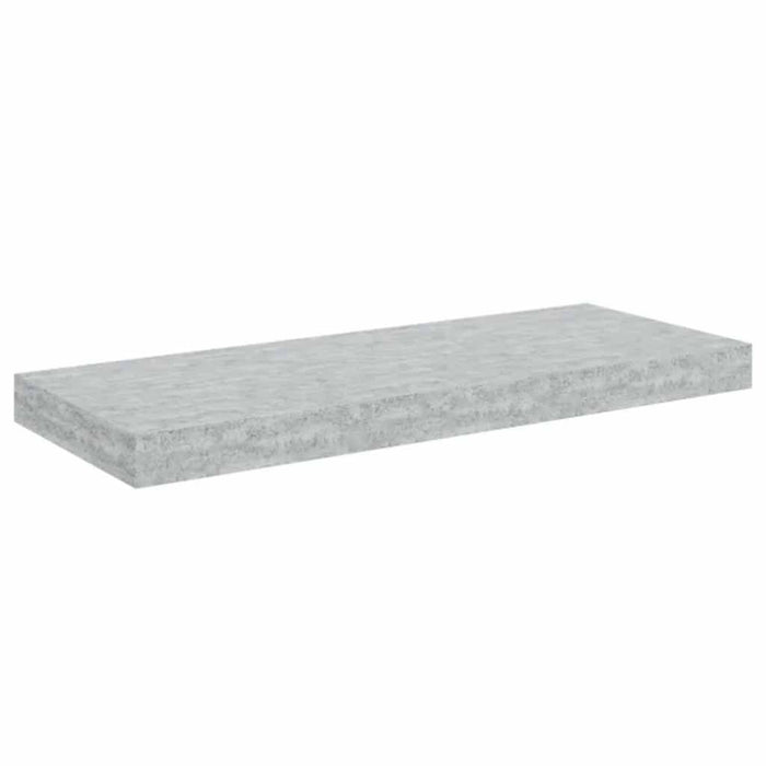 Rafturi de perete, 4 buc., gri beton, 60x23,5x3,8 cm, MDF - WALTI WALTI