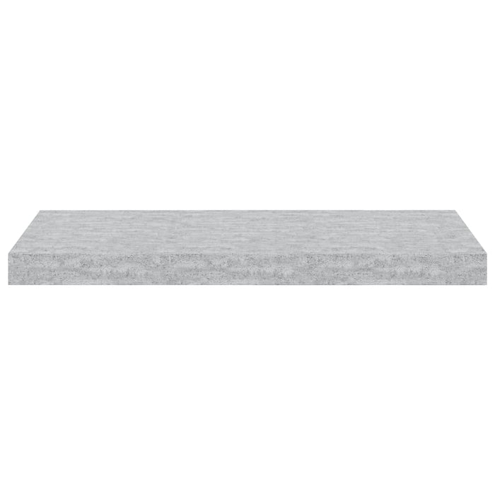 Rafturi de perete, 4 buc., gri beton, 60x23,5x3,8 cm, MDF - WALTI WALTI