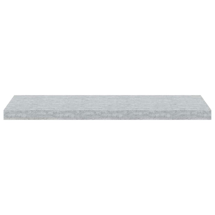 Raft de perete suspendat, gri beton, 80x23,5x3,8 cm, MDF - WALTI WALTI