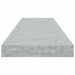 Rafturi de perete suspendate,2 buc,gri beton,80x23,5x3,8 cm,MDF - WALTI WALTI