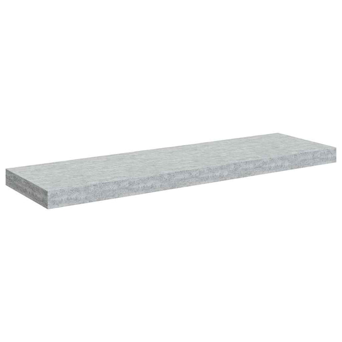 Rafturi de perete suspendate,4 buc,gri beton,80x23,5x3,8 cm,MDF - WALTI WALTI