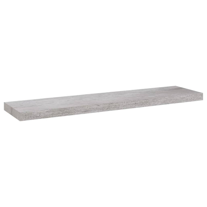 Raft de perete suspendat, gri beton, 90x23,5x3,8 cm, MDF - WALTI WALTI