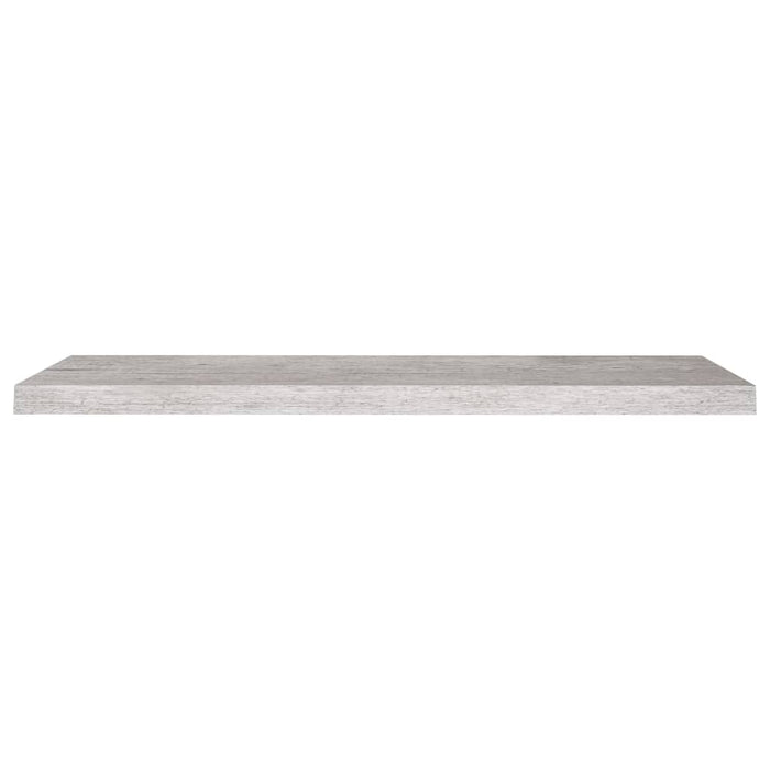 Raft de perete suspendat, gri beton, 90x23,5x3,8 cm, MDF - WALTI WALTI