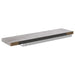 Raft de perete suspendat, gri beton, 90x23,5x3,8 cm, MDF - WALTI WALTI
