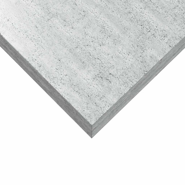 Raft de perete suspendat, gri beton, 90x23,5x3,8 cm, MDF - WALTI WALTI