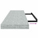 Rafturi perete suspendate 2 buc. gri beton 90x23,5x3,8 cm MDF - WALTI WALTI