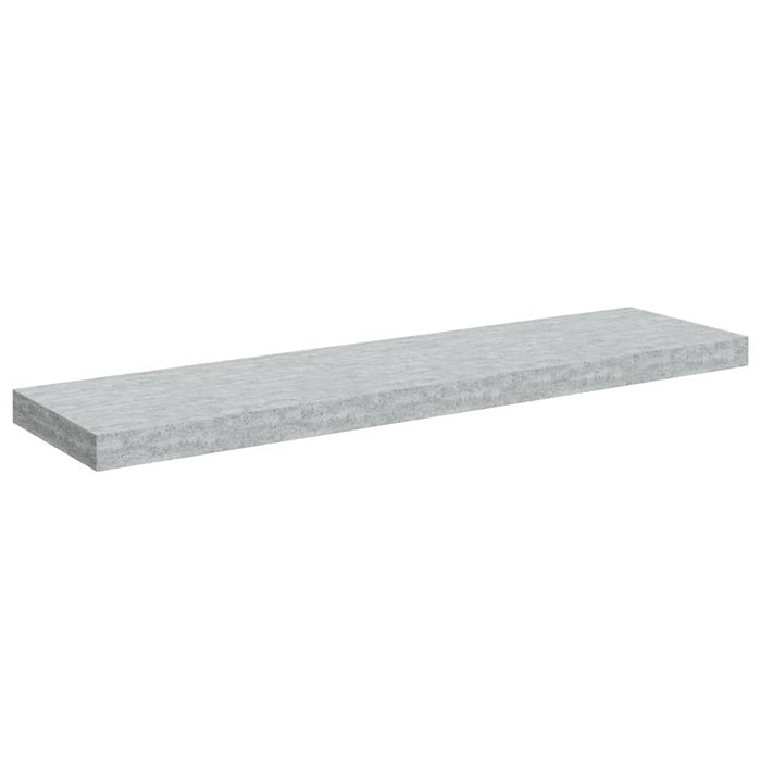 Rafturi perete suspendate 4 buc. gri beton 90x23,5x3,8 cm MDF - WALTI WALTI