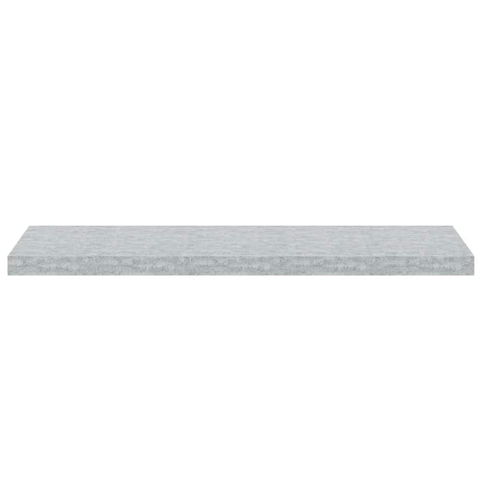 Rafturi perete suspendate 4 buc. gri beton 90x23,5x3,8 cm MDF - WALTI WALTI