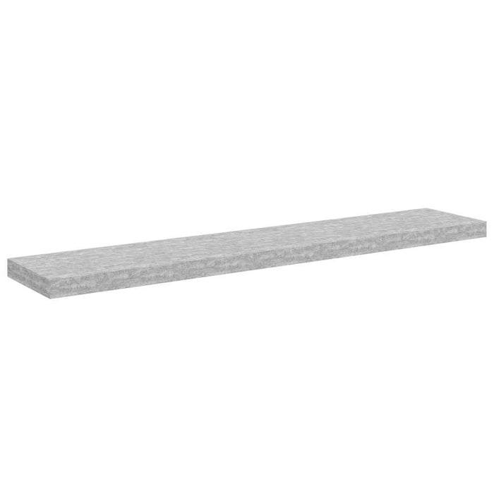 Raft de perete suspendat, gri beton, 120x23,5x3,8 cm, MDF - WALTI WALTI