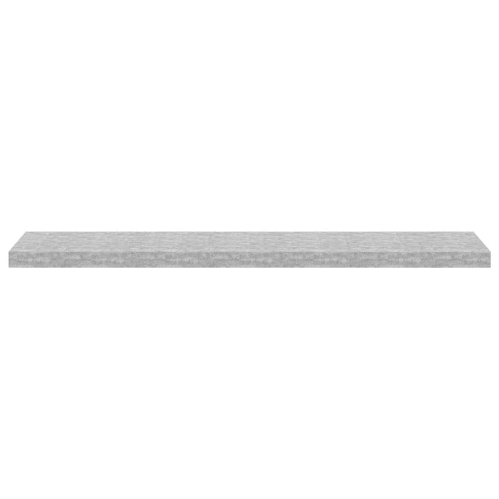 Raft de perete suspendat, gri beton, 120x23,5x3,8 cm, MDF - WALTI WALTI