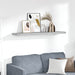 Raft de perete suspendat, gri beton, 120x23,5x3,8 cm, MDF - WALTI WALTI