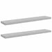Rafturi perete suspendate 2 buc. gri beton 120x23,5x3,8 cm MDF - WALTI WALTI