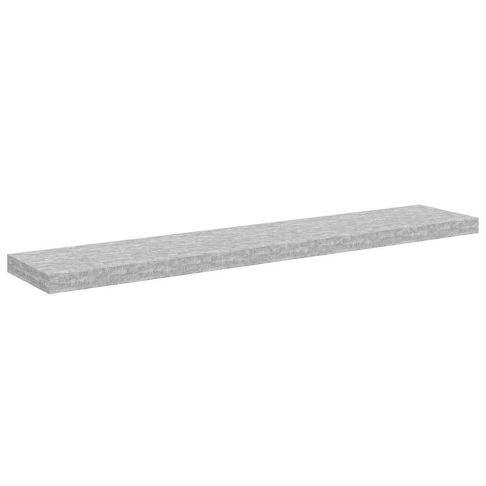 Rafturi perete suspendate 4 buc. gri beton 120x23,5x3,8 cm MDF - WALTI WALTI