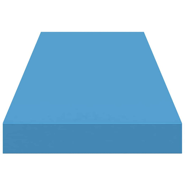 Raft de perete suspendat, albastru, 90x23,5x3,8 cm, MDF WALTI