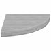 Rafturi de colț de perete 2 buc. gri beton 35x35x3,8 cm MDF - WALTI WALTI