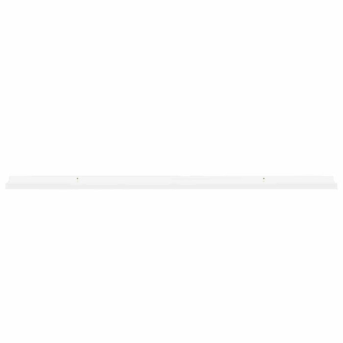 Rafturi de perete, 2 buc., alb extralucios, 115x9x3 cm - WALTI WALTI