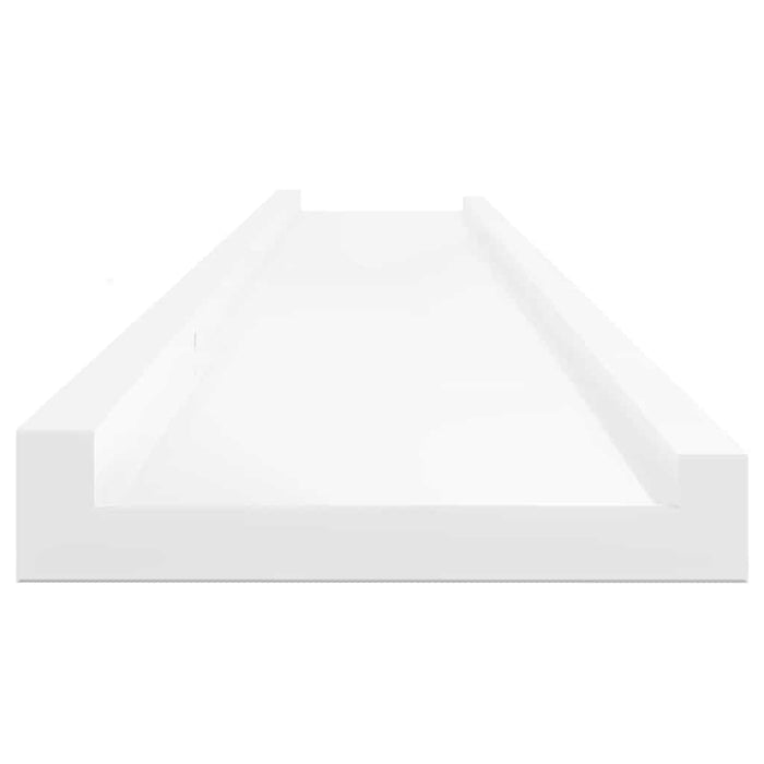 Rafturi de perete, 2 buc., alb extralucios, 115x9x3 cm - WALTI WALTI