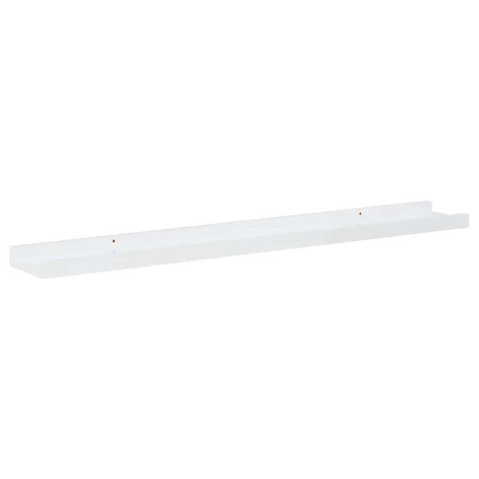 Rafturi de perete, 4 buc., alb extralucios, 80x9x3 cm - WALTI WALTI