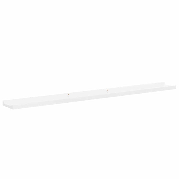 Rafturi de perete, 4 buc., alb extralucios, 100x9x3 cm - WALTI WALTI