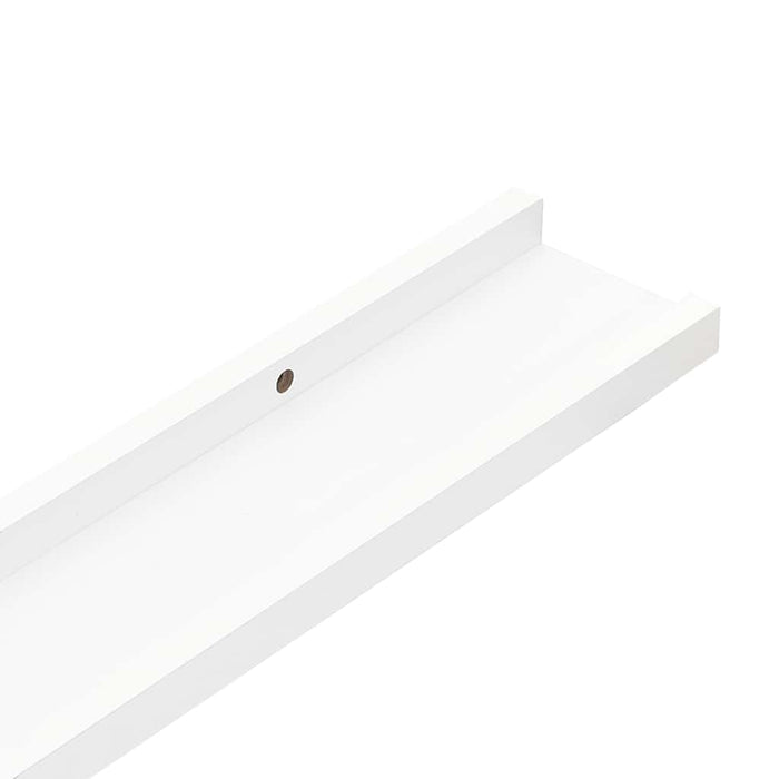 Rafturi de perete, 2 buc., alb, 100x9x3 cm - WALTI WALTI